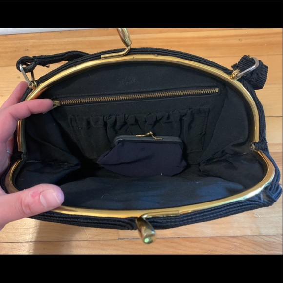 Vintage Hardshell Clasp Closure Bag - Picture 2 of 11